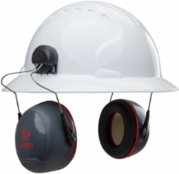 Full Brim Mounted Passive Ear Muff - NRR 28, Dark Gray, OS