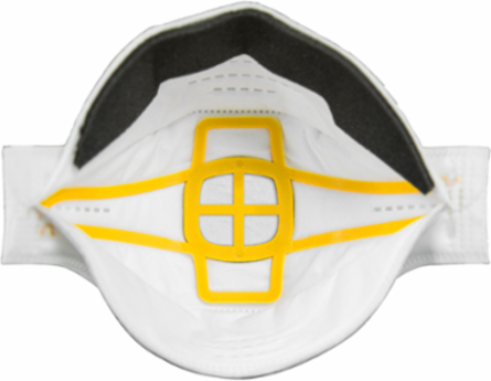 Premium N95 Flat Fold Disposable Respirator - 10 Pack, White, OS