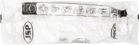 Premium N95 Flat Fold Disposable Respirator - 10 Pack, White, OS