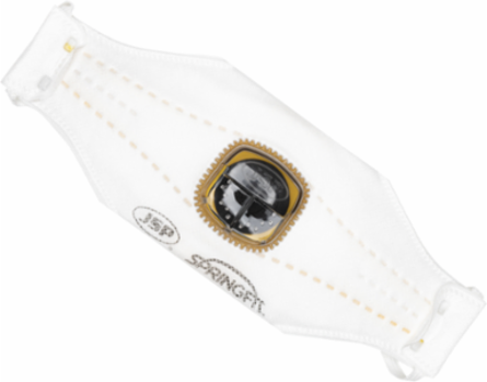 Premium N95 Flat Fold Disposable Respirator with Valve - 10 Pack, White, OS
