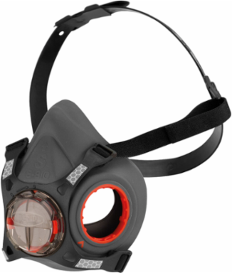 Half-Mask Respirator - Small, Gray, S