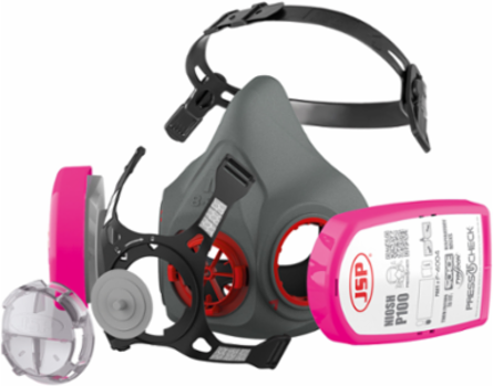 Half-Mask Respirator - Medium, Gray, M
