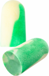 Disposable Bio-Based Foam Ear Plug with BioSoft™ Technology - NRR 32 / SNR 38, Multi, OS