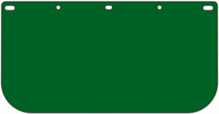 Universal Fit Polycarbonate Safety Visor - 0.04" Thickness