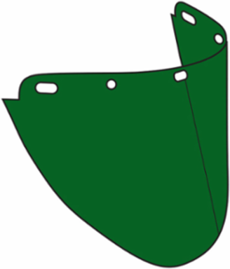 Aspherical Polycarbonate Safety Visor - 0.04" Thickness