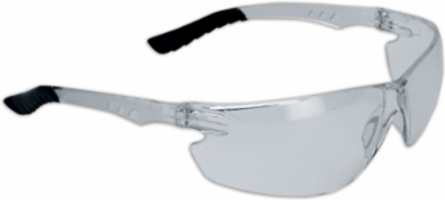 Rimless Safety Glasses with Clear Temple, Indoor Outdoor Lens and 4A Coating