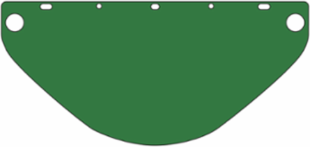 Universal Fit Polycarbonate Safety Visor - 0.04" Thickness