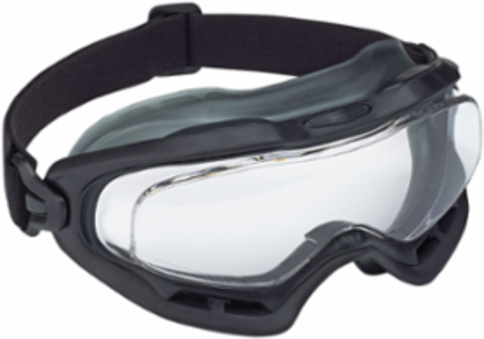 Indirect Vent Goggle with Black Frame, Clear Lens and 4A Coating - FR Strap