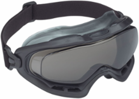 Indirect Vent Goggle with Black Frame, Amber Lens and 4A Coating - FR Strap