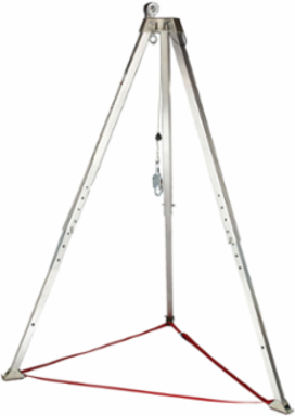 High-Strength Aluminum Tripod, 7 ft Telescoping Legs