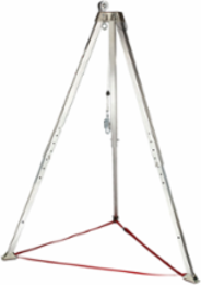High-Strength Aluminum Tripod, 7 ft Telescoping Legs