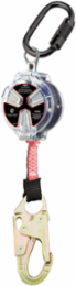 Webbing Self-Retracting Lifeline CSA Class SRL, with Triple Action Carabiner and Small Snap Hook - 6' (1.8m)