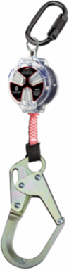 Webbing Self-Retracting Lifeline CSA Class SRL, with Triple Action Carabiner and Medium Snap Hook - 6' (1.8m)