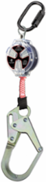 Webbing Self-Retracting Lifeline CSA Class SRL, with Triple Action Carabiner and Medium Snap Hook - 6' (1.8m)