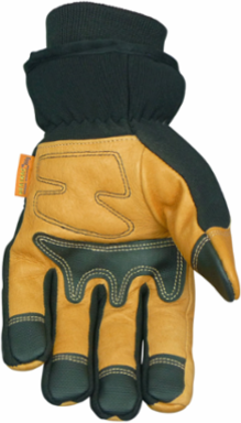 Multi-Activity Glove with Pig Grain Leather Padded Palm and Waterproof Back - Heatrac® Insulated