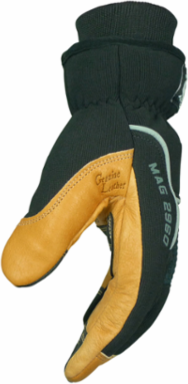 Multi-Activity Glove with Pig Grain Leather Padded Palm and Waterproof Back - Heatrac® Insulated
