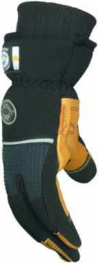 Multi-Activity Glove with Pig Grain Leather Padded Palm and Waterproof Back - Heatrac® Insulated