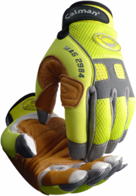 GOAT GRAIN HI-VIS MECHANICS GLOVE