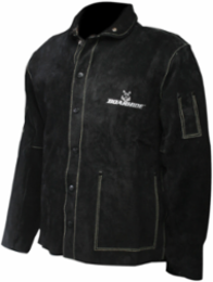 30" Black Boarhide Coat / Jacket