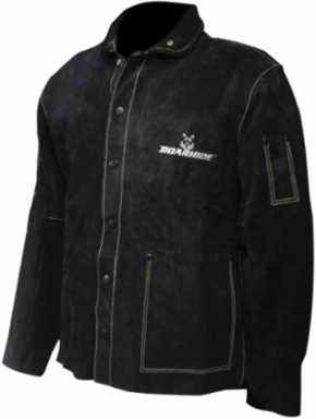 30" Black Boarhide Coat / Jacket