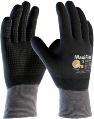GLOVE NYLON NITRILE COATED MICRO DOT 15G