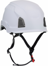 Industrial Climbing Helmet with Mips® Brain Protection System for Industrial Safety Helmets, ABS Shell, EPS Foam Impact Liner, HDPE Suspension, Wheel Ratchet Adjustment and 4-Point Chin Strap