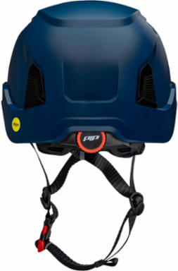 Industrial Climbing Helmet with Mips® Brain Protection System for Industrial Safety Helmets, ABS Shell, EPS Foam Impact Liner, HDPE Suspension, Wheel Ratchet Adjustment and 4-Point Chin Strap