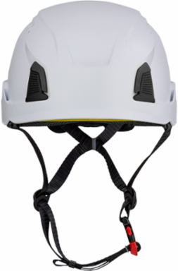 Vented, Industrial Climbing Helmet with Mips® Brain Protection System for Industrial Safety Helmets, ABS Shell, EPS Foam Impact Liner, HDPE Suspension, Wheel Ratchet Adjustment and 4-Point Chin Strap