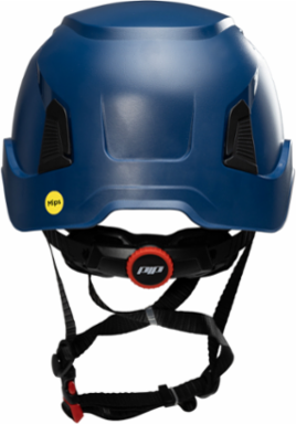 Vented, Industrial Climbing Helmet with Mips® Brain Protection System for Industrial Safety Helmets, ABS Shell, EPS Foam Impact Liner, HDPE Suspension, Wheel Ratchet Adjustment and 4-Point Chin Strap