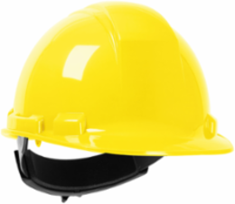 Cap Style, HDPE Shell, 4-Point Textile Suspension, Ratchet Adjustment