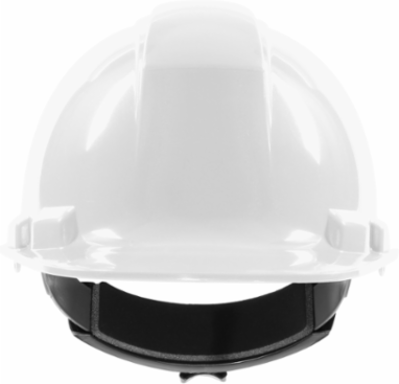 Vented, Cap Style Hard Hat with HDPE Shell, 4-Point Textile Suspension and Wheel Ratchet Adjustment