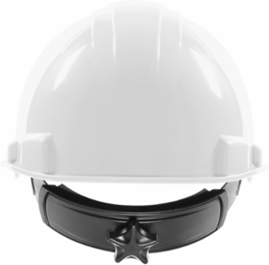 Vented, Cap Style Hard Hat with HDPE Shell, 4-Point Textile Suspension and Wheel Ratchet Adjustment