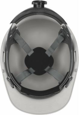 Cap Style Smooth Dome Hard Hat with HDPE Shell, 4-Point Textile Suspension and Wheel-Ratchet Adjustment
