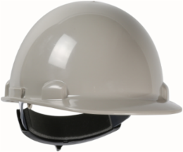 Cap Style Smooth Dome Hard Hat with HDPE Shell, 4-Point Textile Suspension and Wheel-Ratchet Adjustment