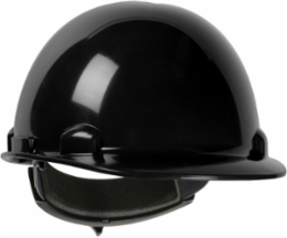 Cap Style Smooth Dome Hard Hat with HDPE Shell, 4-Point Textile Suspension and Wheel-Ratchet Adjustment