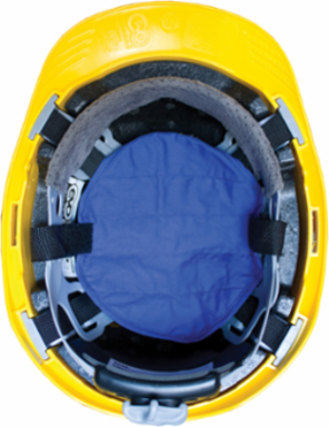 Evaporative Hard Hat Cooling Pad