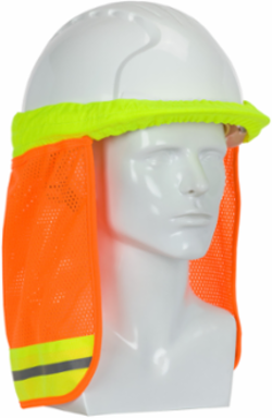 FR Treated Hi-Vis Hard Hat Neck Shade