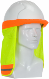 FR Treated Hi-Vis Hard Hat Neck Shade