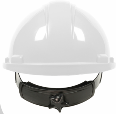 Type II, Cap Style Hard Hat with HDPE Shell, 4-Point Textile Suspension and Wheel Ratchet Adjustment - White