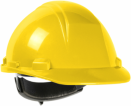 Type II, Cap Style Hard Hat with HDPE Shell, 4-Point Textile Suspension and Wheel Ratchet Adjustment