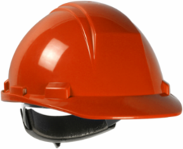 Type II, Cap Style Hard Hat with HDPE Shell, 4-Point Textile Suspension and Wheel Ratchet Adjustment