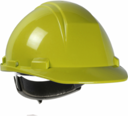 Type II, Cap Style Hard Hat with HDPE Shell, 4-Point Textile Suspension and Wheel Ratchet Adjustment