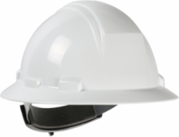 Type II Full Brim Hard Hat with HDPE Shell, 4-Point Textile Suspension and Wheel Ratchet Adjustment