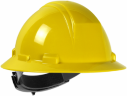 Type II Full Brim Hard Hat with HDPE Shell, 4-Point Textile Suspension and Wheel Ratchet Adjustment