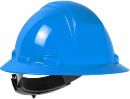 Type II Full Brim Hard Hat with HDPE Shell, 4-Point Textile Suspension and Wheel Ratchet Adjustment