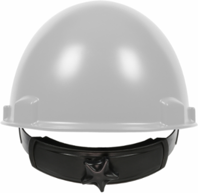 Cap Style Smooth Dome Hard Hat with ABS/Polycarbonate Shell, 4-Point Textile Suspension and Wheel-Ratchet Adjustment