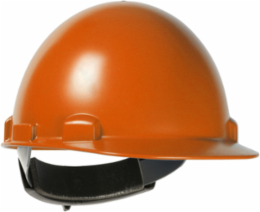 Type II, Cap Style Smooth Dome Hard Hat with ABS/Polycarbonate Shell, 4-Point Textile Suspension and Wheel Ratchet Adjustment
