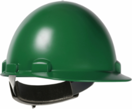 Type II, Cap Style Smooth Dome Hard Hat with ABS/Polycarbonate Shell, 4-Point Textile Suspension and Wheel Ratchet Adjustment