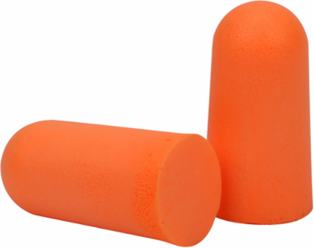 Disposable Soft Polyurethane Foam Ear Plugs - NRR 32 / SNR 38
