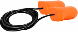 T-Shape Disposable Soft Polyurethane Foam Corded Ear Plugs - NRR 32 / SNR 37